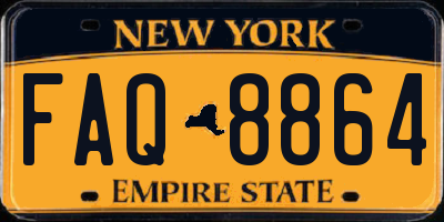 NY license plate FAQ8864