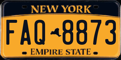 NY license plate FAQ8873