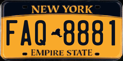 NY license plate FAQ8881