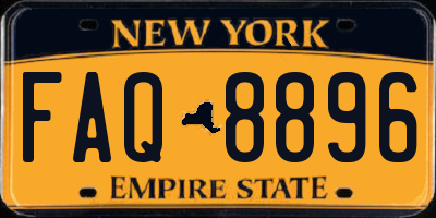 NY license plate FAQ8896