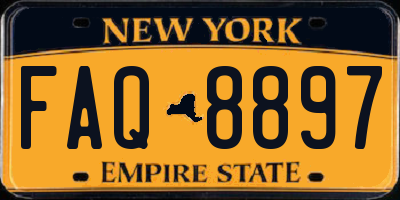 NY license plate FAQ8897