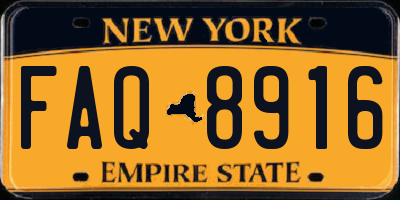 NY license plate FAQ8916