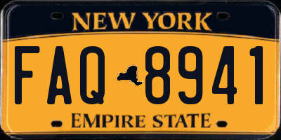 NY license plate FAQ8941
