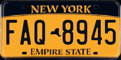 NY license plate FAQ8945