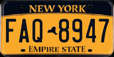 NY license plate FAQ8947