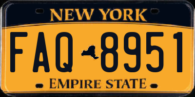 NY license plate FAQ8951