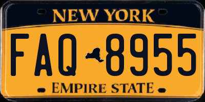 NY license plate FAQ8955