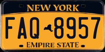 NY license plate FAQ8957