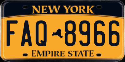 NY license plate FAQ8966