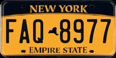 NY license plate FAQ8977