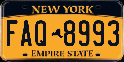 NY license plate FAQ8993