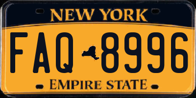 NY license plate FAQ8996