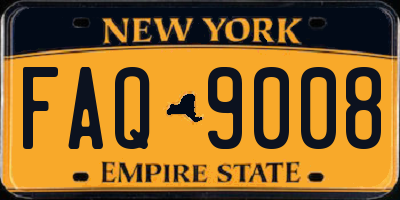 NY license plate FAQ9008