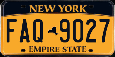 NY license plate FAQ9027