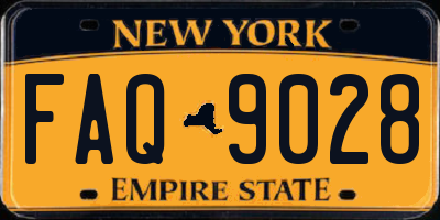 NY license plate FAQ9028