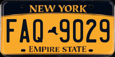 NY license plate FAQ9029