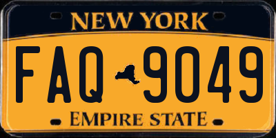 NY license plate FAQ9049