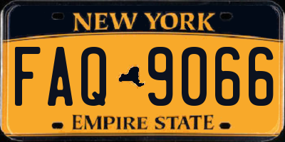NY license plate FAQ9066
