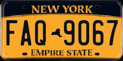NY license plate FAQ9067
