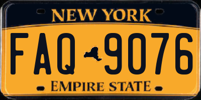 NY license plate FAQ9076