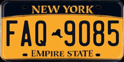 NY license plate FAQ9085
