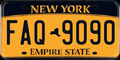 NY license plate FAQ9090