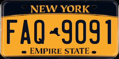 NY license plate FAQ9091