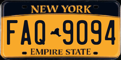 NY license plate FAQ9094