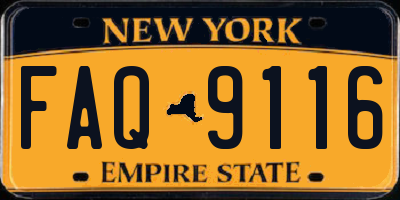 NY license plate FAQ9116