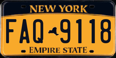 NY license plate FAQ9118