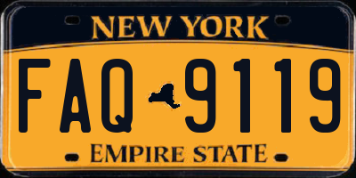 NY license plate FAQ9119