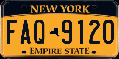 NY license plate FAQ9120