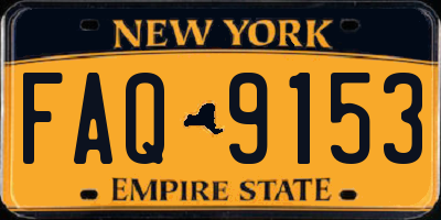 NY license plate FAQ9153