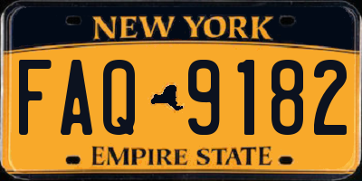 NY license plate FAQ9182