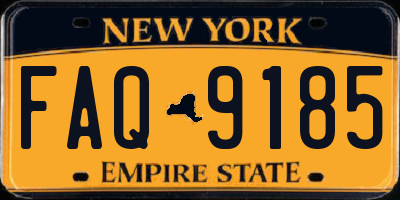 NY license plate FAQ9185