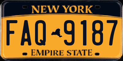 NY license plate FAQ9187