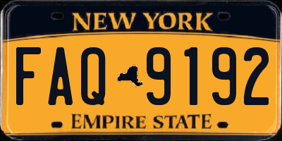 NY license plate FAQ9192
