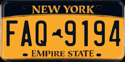 NY license plate FAQ9194