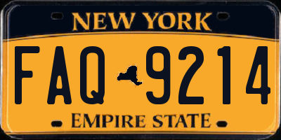 NY license plate FAQ9214