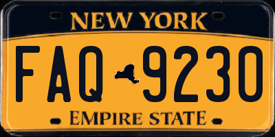 NY license plate FAQ9230