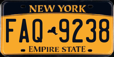NY license plate FAQ9238