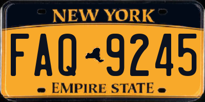 NY license plate FAQ9245