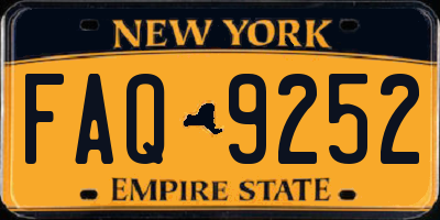NY license plate FAQ9252