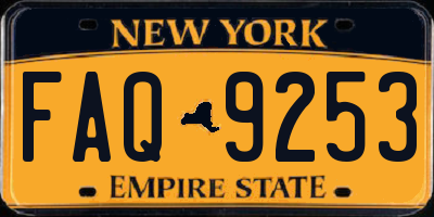 NY license plate FAQ9253