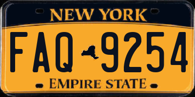 NY license plate FAQ9254