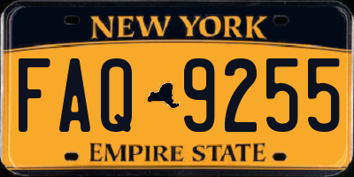 NY license plate FAQ9255