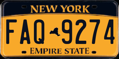 NY license plate FAQ9274