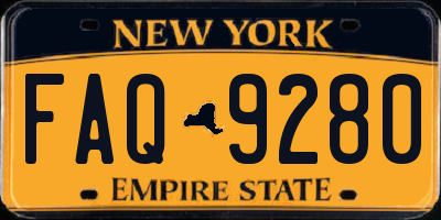 NY license plate FAQ9280