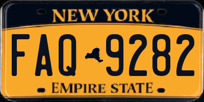 NY license plate FAQ9282