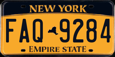 NY license plate FAQ9284
